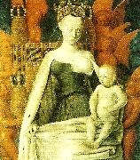 Jean Fouquet madonna och barn oil on canvas